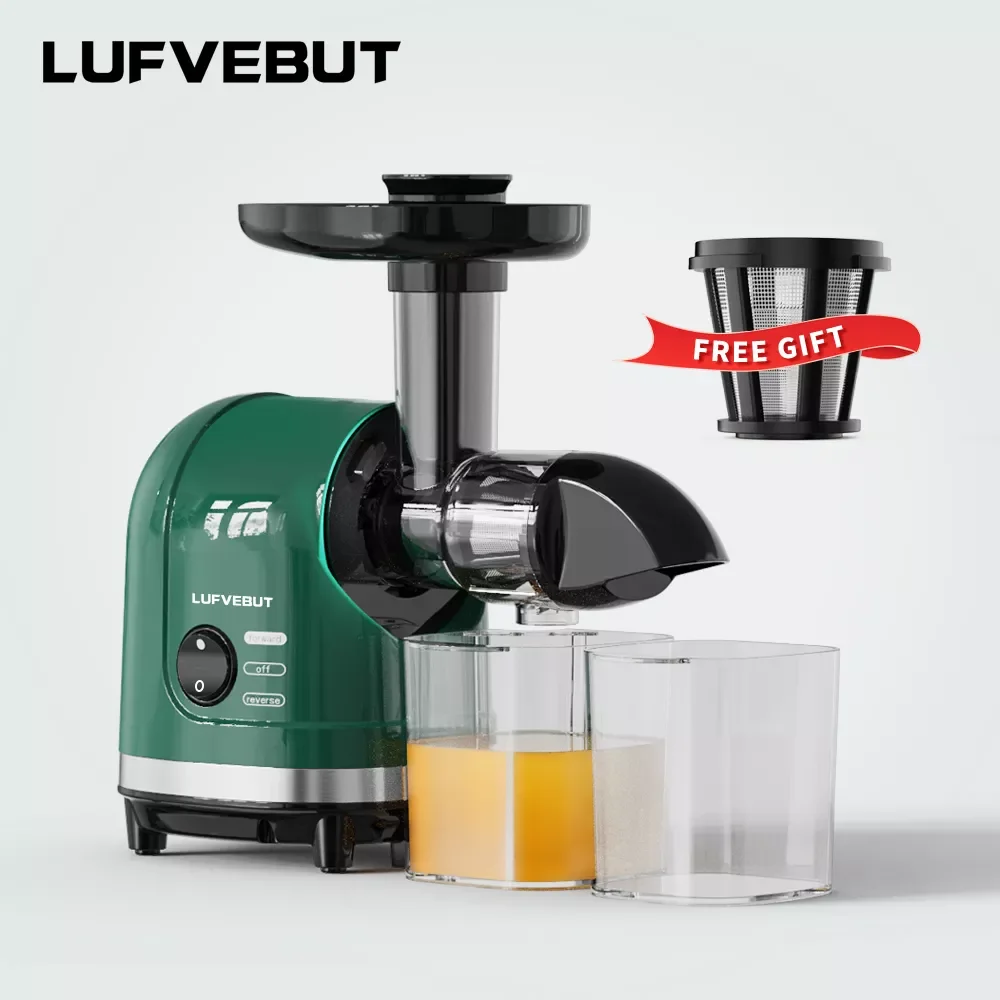 

NEW2023 200W Fruit and Vegetables Juice Extractor Citrus Squeezer Fresh Juic Easy Clean 50 RPM Screw Cold Press Slow Juicer
