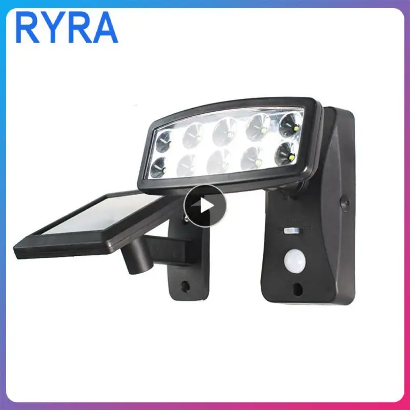 

Household Human Body Sensing Lamp Outdoor Courtyard Projection Light Solar Power Saving Garden Light Landscape Decoration Led