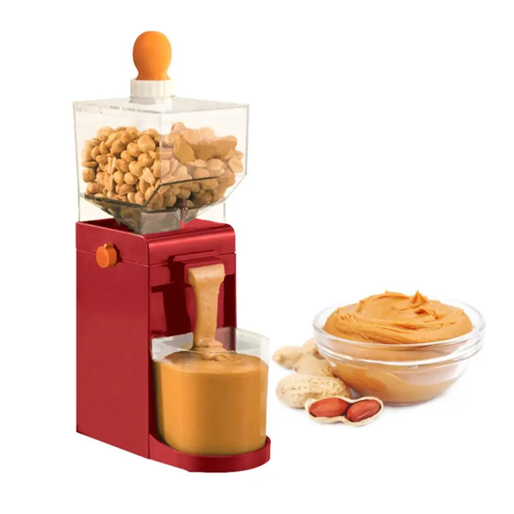 

500ML Electric Grinder Peanut Deep-fried Peanut Butter Maker Cashews Hazelnuts Coffee Grinding Machine Peanut Butter Grinder