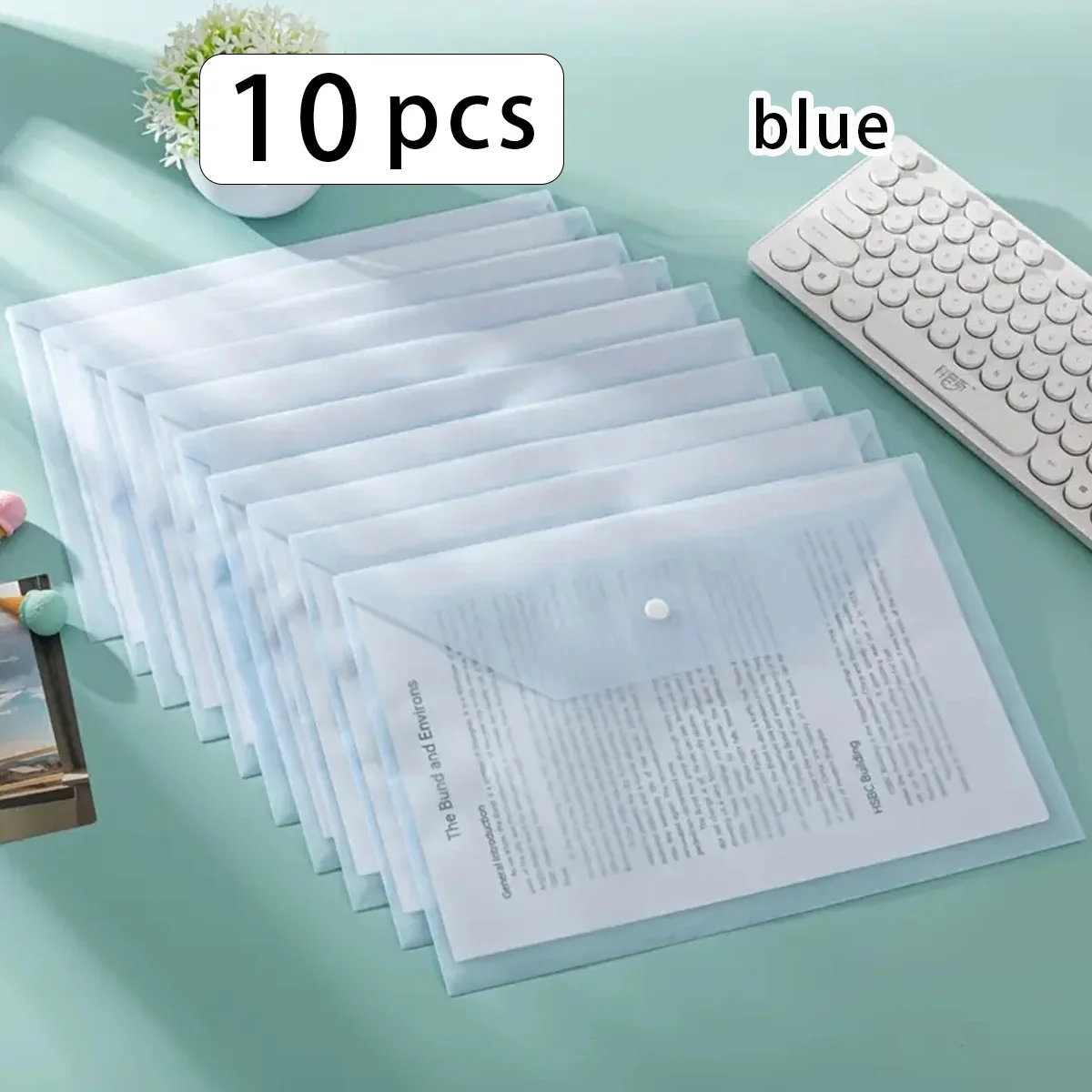 

Пластиковые папки-конверты A4, 10 шт.