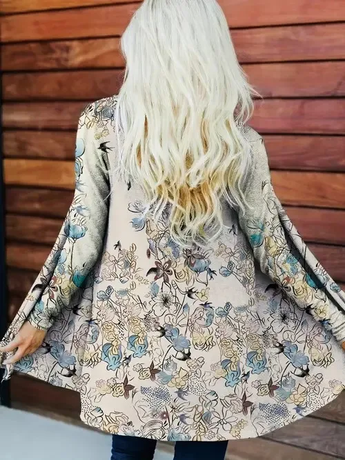 Женский тонкий кардиган с длинным рукавом повседневный модный Удобный жакет