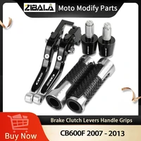 cb600f motorcycle aluminum brake clutch levers handlebar hand grips ends for honda cb600f 2007 2008 2009 2010 2011 2012 2013