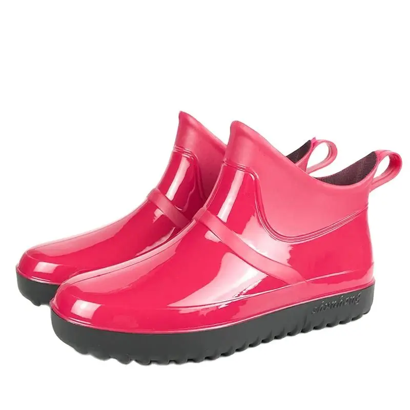 

Женские резиновые сапоги Comemore, Нескользящие водонепроницаемые ботильоны с низким вырезом, галоши, для кухни, 44