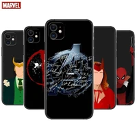 marvel cartoon spider loki phone cases for iphone 13 pro max case 12 11 pro max 8 plus 7plus 6s xr x xs 6 mini se mobile cell