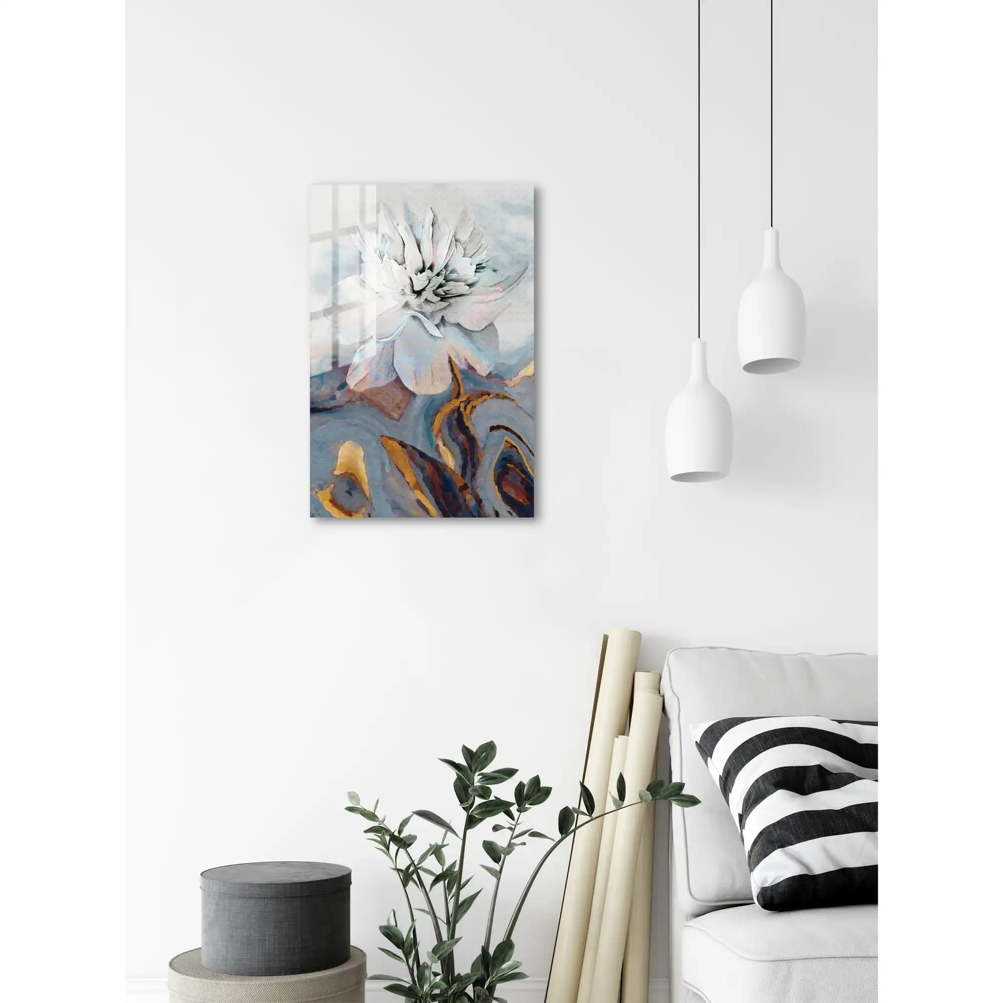 Рисунок на стекле "Альба 2" 40x60 см Наклейки на стену Обои 3D полезные вещи для дома для кухни Декорации комнат Зеркальные плакаты.