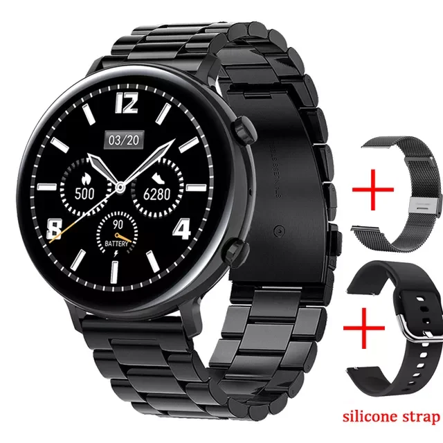 

2021 New ECG+PPG Men Smart Watch Women HD Screen Full touch Fitness Tracker Bluetooth Call smartwatches Mens For Android IOS+Box