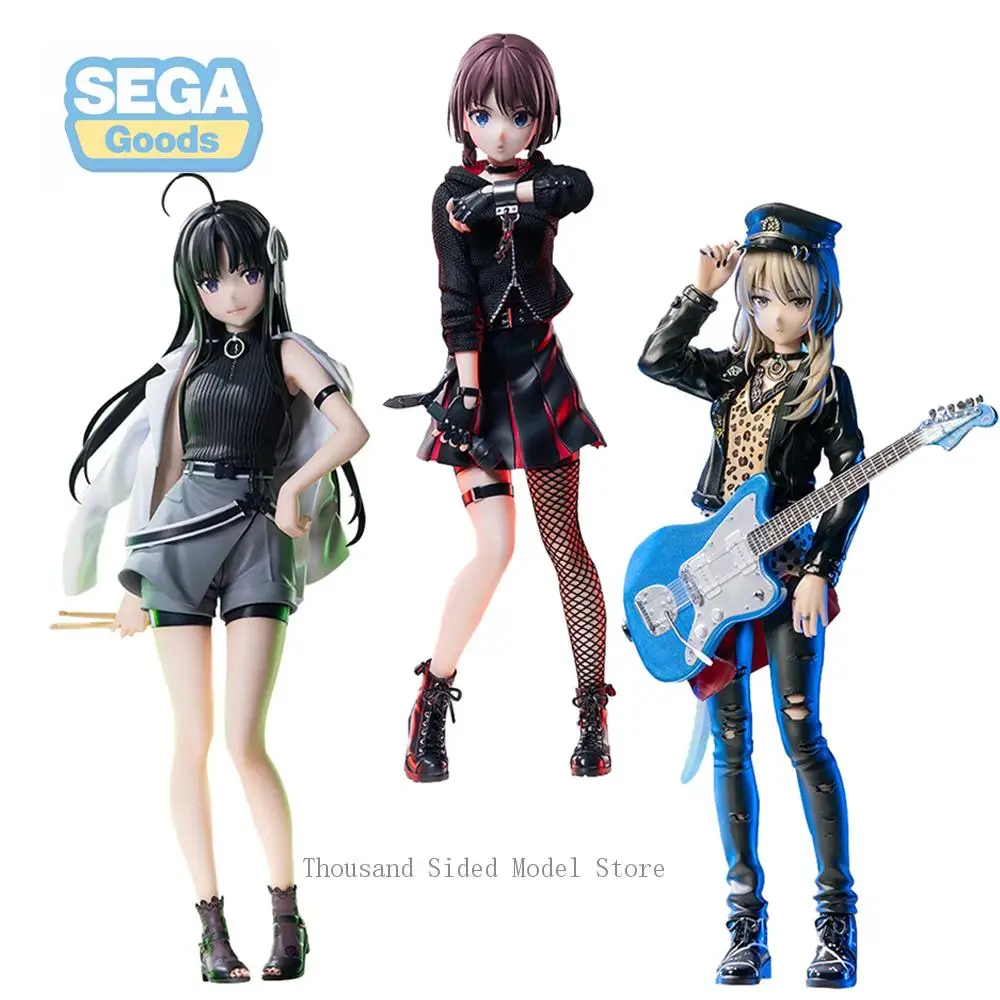 Фото В наличии оригинальная фигурка SEGA XStellar GIRLS BAND CRY Kawaragi Momoka Iseri Nina Subaru Awa, натуральная аниме-фигурка, модель коллекционных игрушек №2
