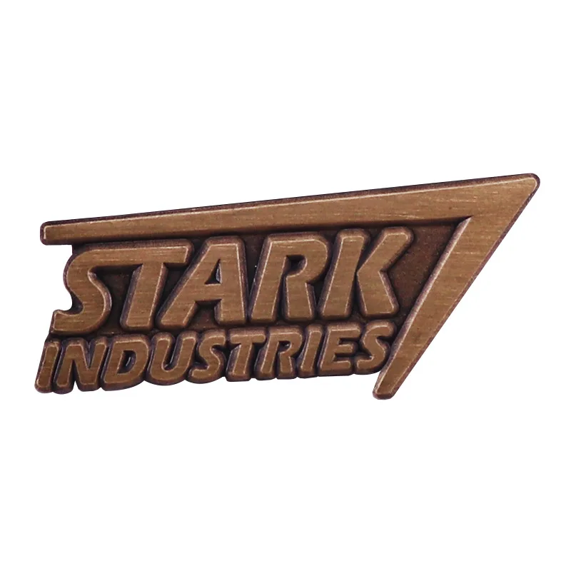 

Marvel Movie Iron Man Brooch Stark Industries Logo Metal Badge Backpack Jewelry Lapel Pin The Avengers