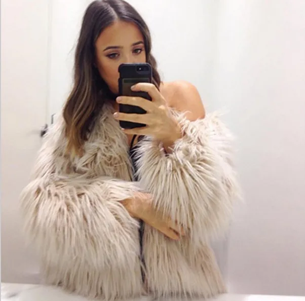 Women's Fur Jacket Imitation Fur Floating Fur Women's Coat Washed Fur Fox Fur Fur Short Top Faux Fur Coat