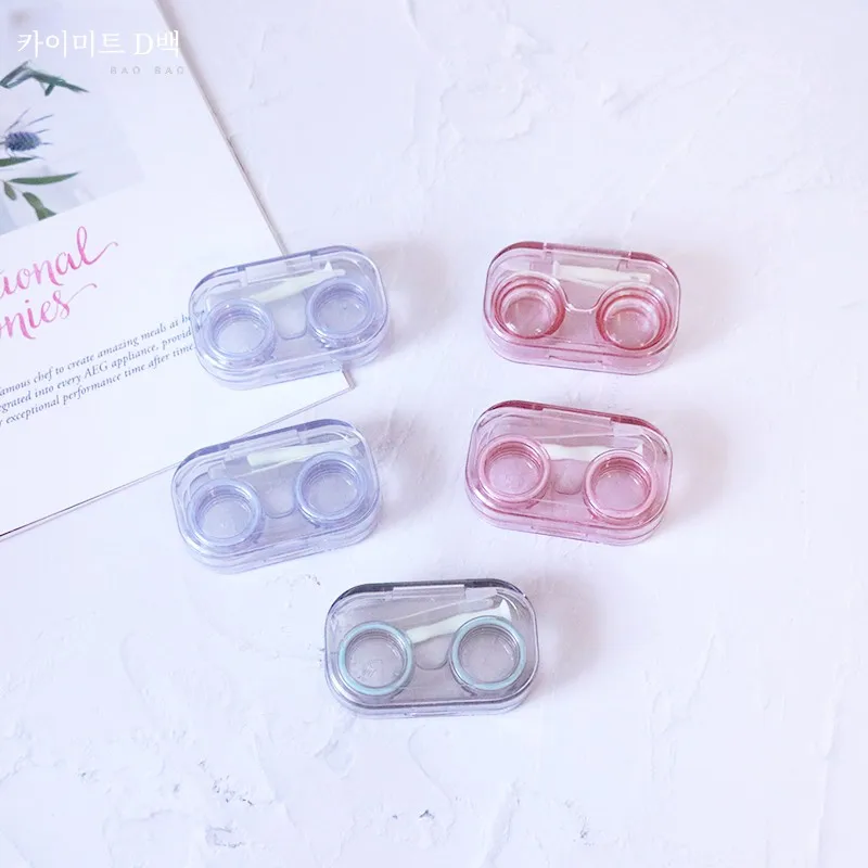 Новый чехол для контактных линз прозрачный модный Ol Special Beau Pupil Box коробка пары не