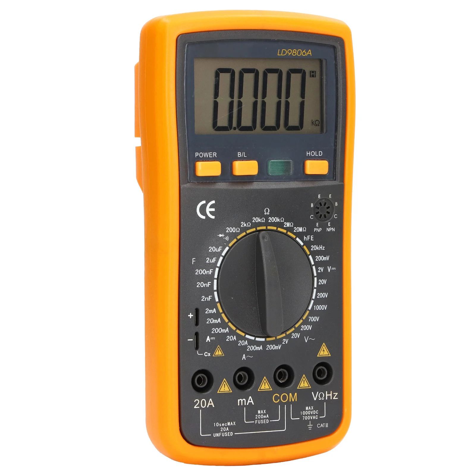 Измеритель напряжения 4 1/2 бит двойной защитный кронштейн дизайн подсветка HD