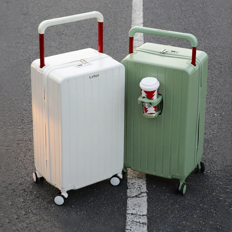 

MIFUNY 24-26 Inch Rolling Luggage Wide Trolley Travel Suitcase Large Capacity Universal Wheel Thickener Flat Boarding Code Boxes