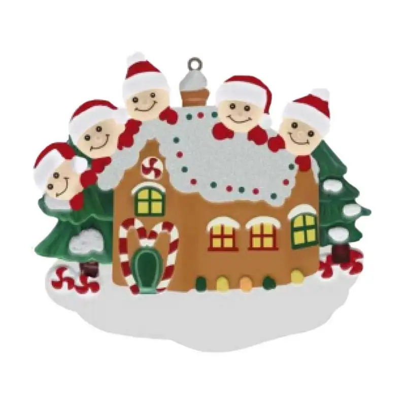 

Snowman Ornaments Decorative Snowman Hanging Ornamment Resin Snowman Family Ornament Christmas Tree Decor Family Reunion Gifts