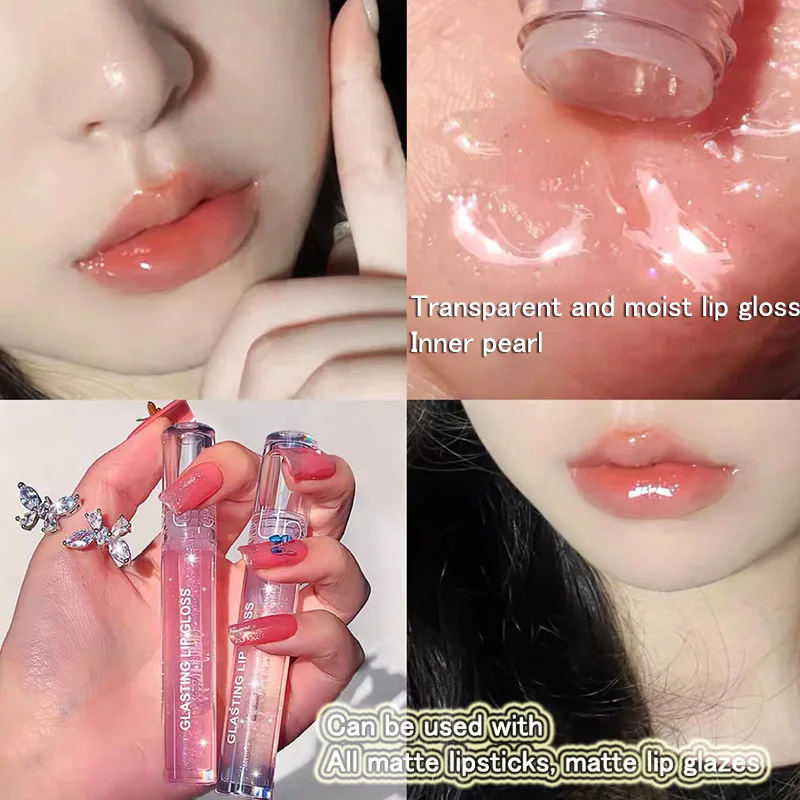 

Mirror Water Lip Gloss Lip Glaze Long Lasting Moisturizing Nourishing Lip Gloss Reduce Lips Lines Plumping Serum Lip Oil Care