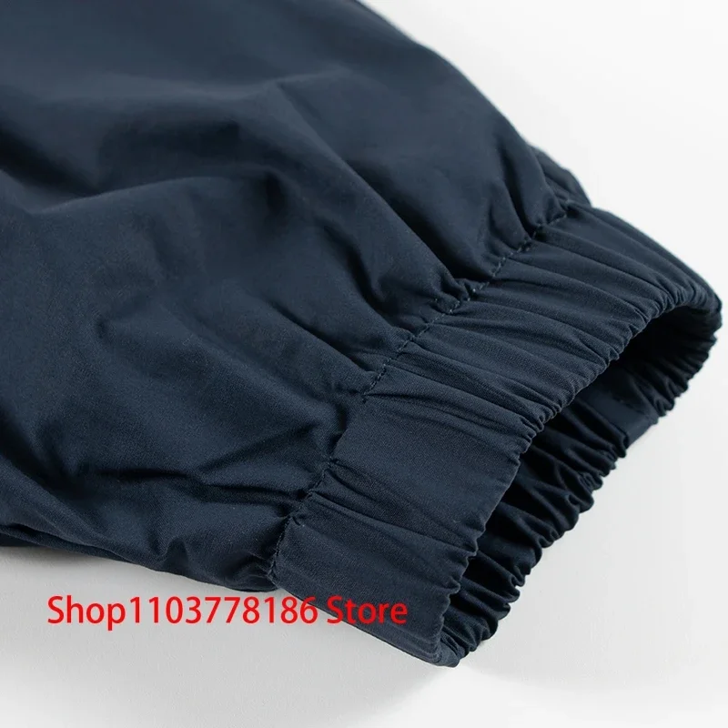 Новинка осенне-зимняя куртка без воротника мужская и женская безразмерная