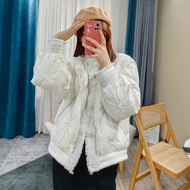 New Women Down Jacket Casual Style Autumn Winter Coats And Parkas Female Outwear