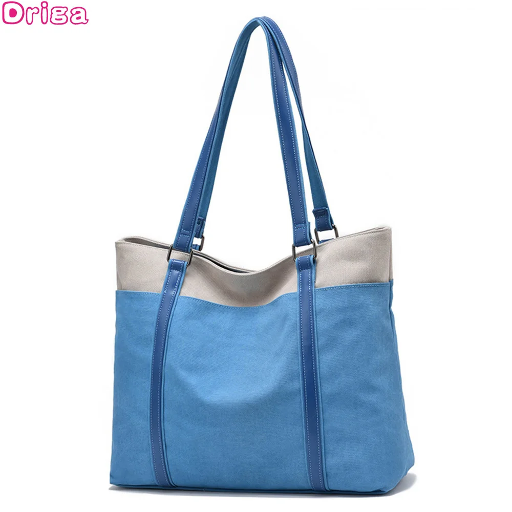 

Женские винтажные сумки, вместительные сумки на плечо, сумки для покупок и путешествий контрастных цветов, новинка 2023, Лидер продаж, сумки