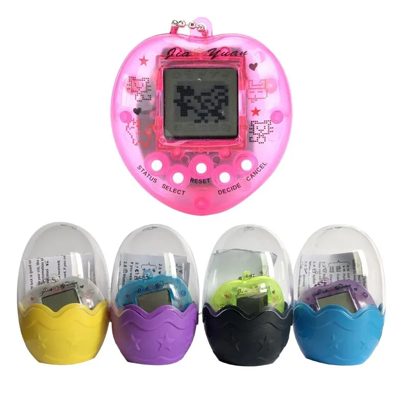 

1 шт. Прозрачные Электронные Домашние животные Tamagotchi 90S ностальгические 49 домашних животных в одном виртуальные интернет цифровые пиксельные игрушки для домашних животных
