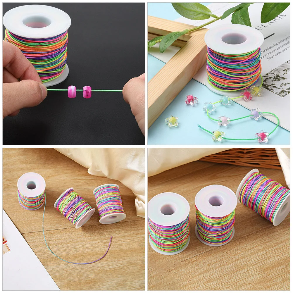 Jewelry Rope Beading Cord Elastic Bracelet Thread Connecting Cords For DIY Polyester