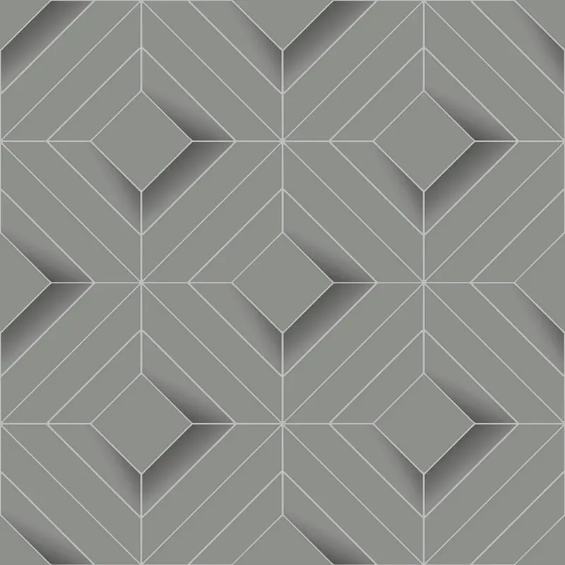 

Filmore Grey Diamond Panes Wallpaper