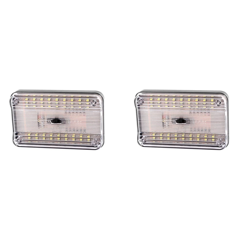 

2X White 36 SMD LED Dome Roof Ceiling Interior Light