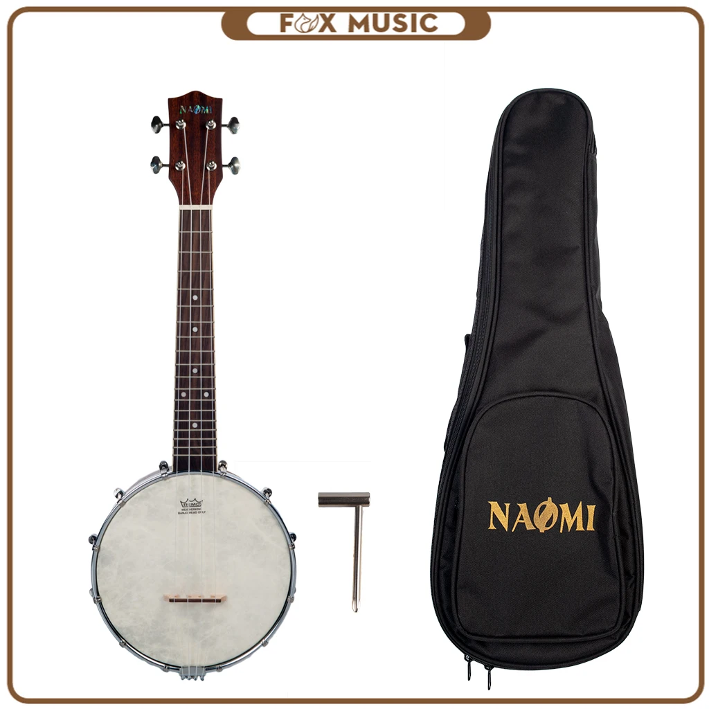 Banjolele 23 Inch Concert Maple Banjo Ukulele Combination With Gig Bag Musical Instrument | Спорт и развлечения