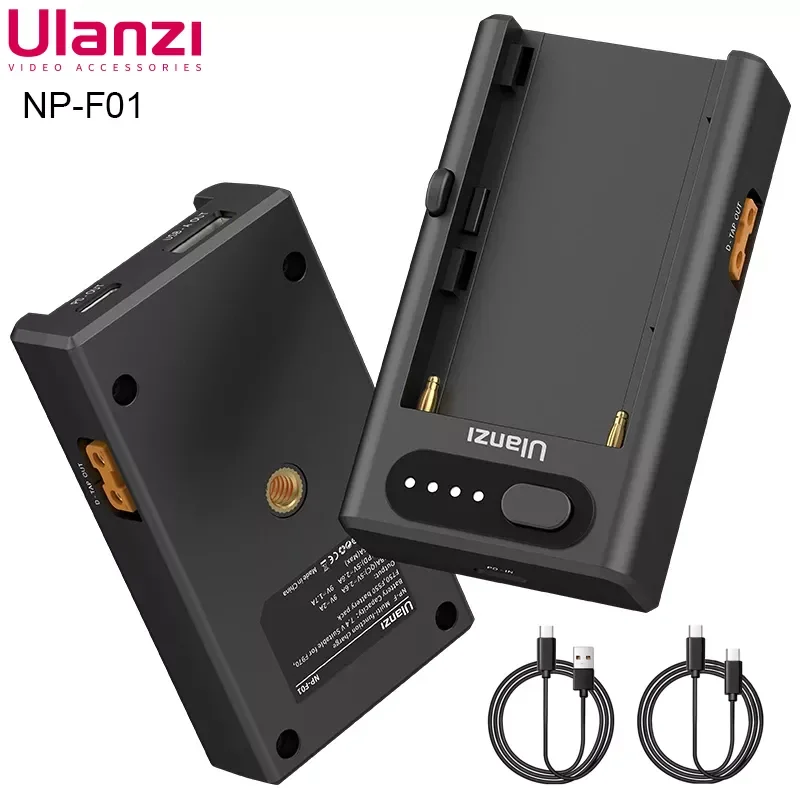 

Зарядное устройство для быстрой зарядки аккумулятора ULANZI NP-F01, многофункциональная серия PD, 22 Вт, NPF, для серии NP-F 750/970