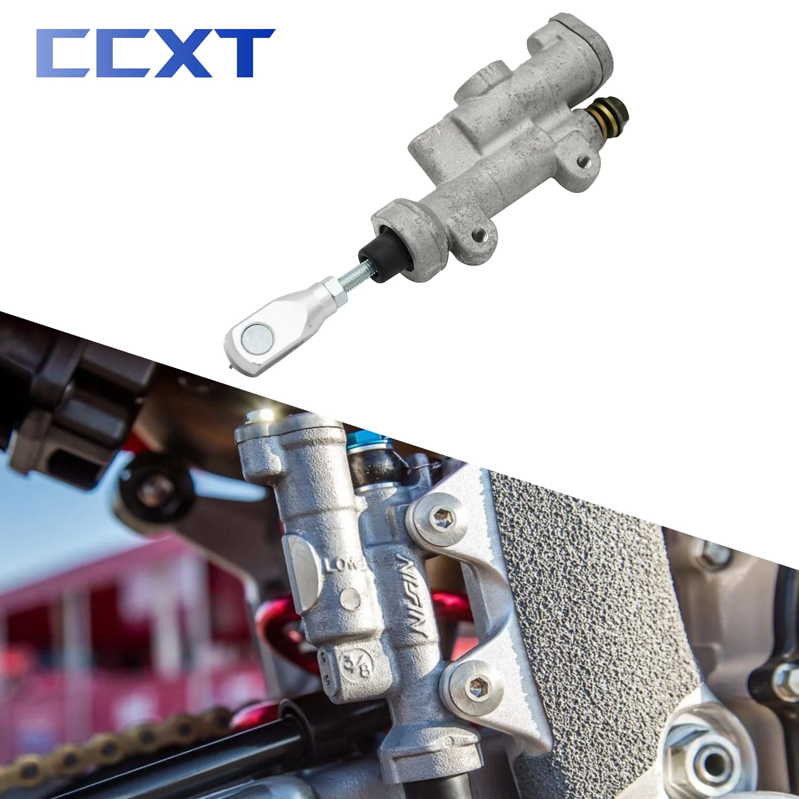 

Задний тормозной насос для мотоцикла, задний гидравлический тормозной главный цилиндр, насос для Honda CR125R CR250R 2002-2007 CRF250R CRF450R CRF250X