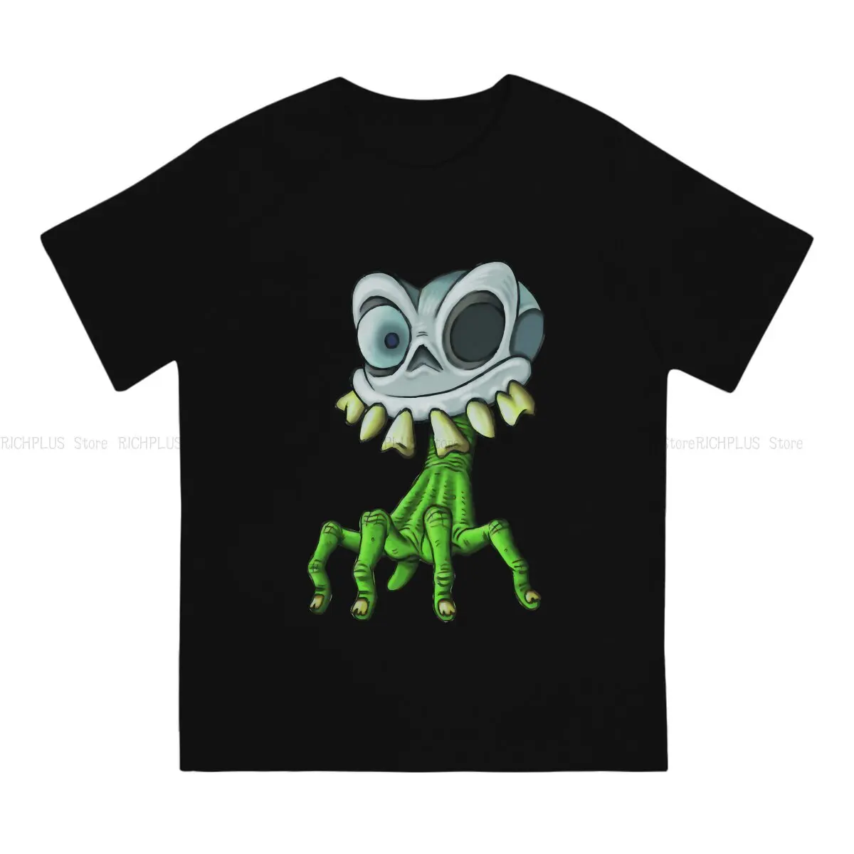 Мужская футболка с круглым вырезом из полиэстера