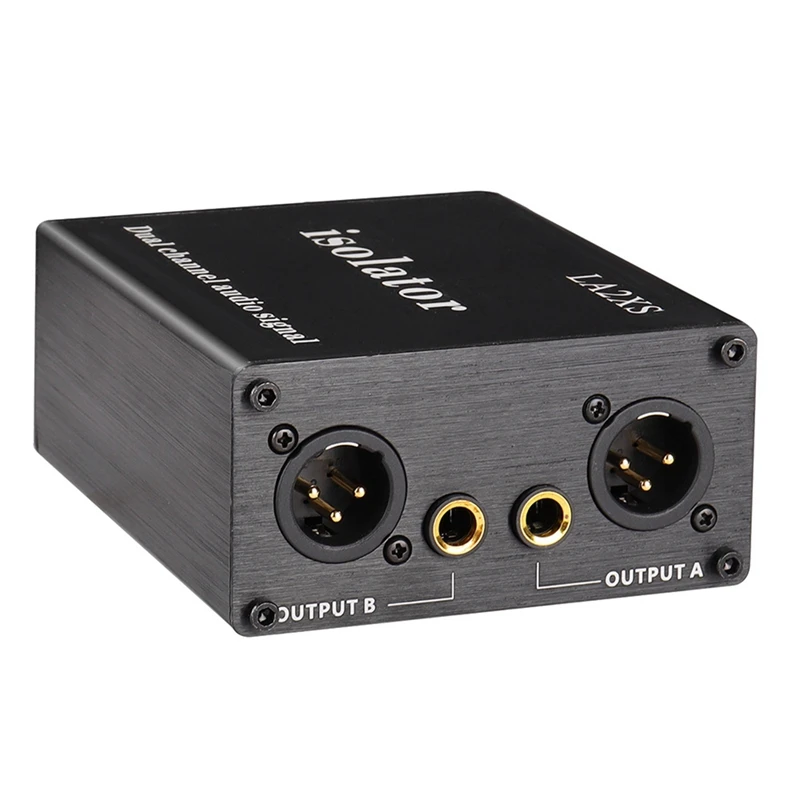 

Звукоизолятор LA2XS 1 шт., шумоподавляющий фильтр, устраняет текущий шум, двухканальный миксер 6,5 XLR, звукоизоляторы