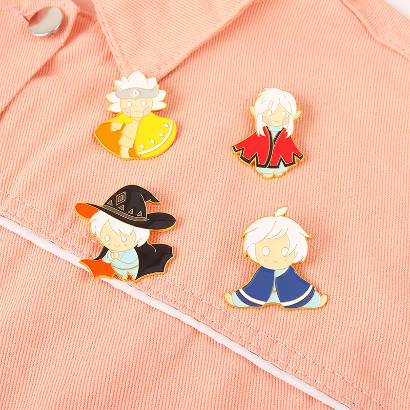 

Cartoons Anime Avatar Lapel Pins Enamel Badges Cute Brooches Korean Clothes Women Fashion Metal Hijab Pins Decorative Brooch