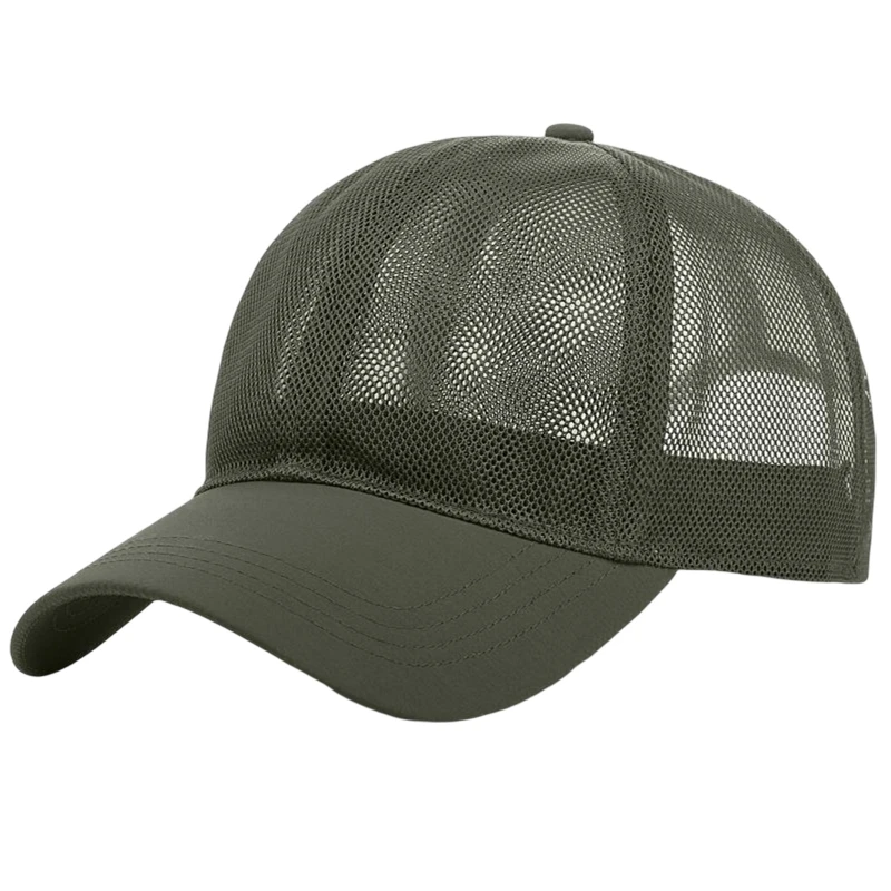 

Sturdy Brim Convenient Firm Quality Adjustable Comfortable Full Mesh Outdoor Sports Cap