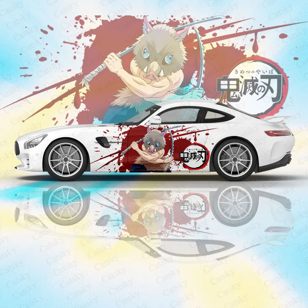

Автомобильная Виниловая наклейка для кузова автомобиля с изображением рассекающего демонов
