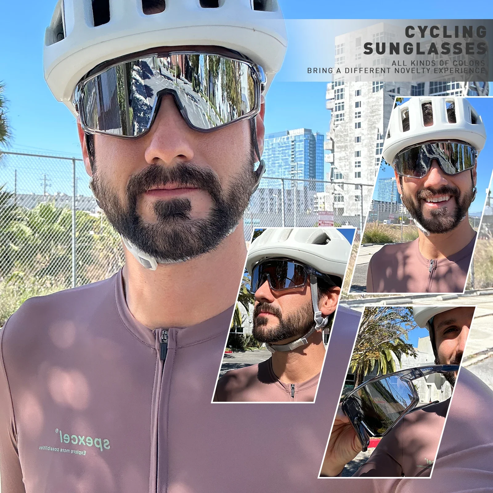 KAPVOE велосипедные солнцезащитные очки UV400 MTB гоночные спортивные уличные беговые