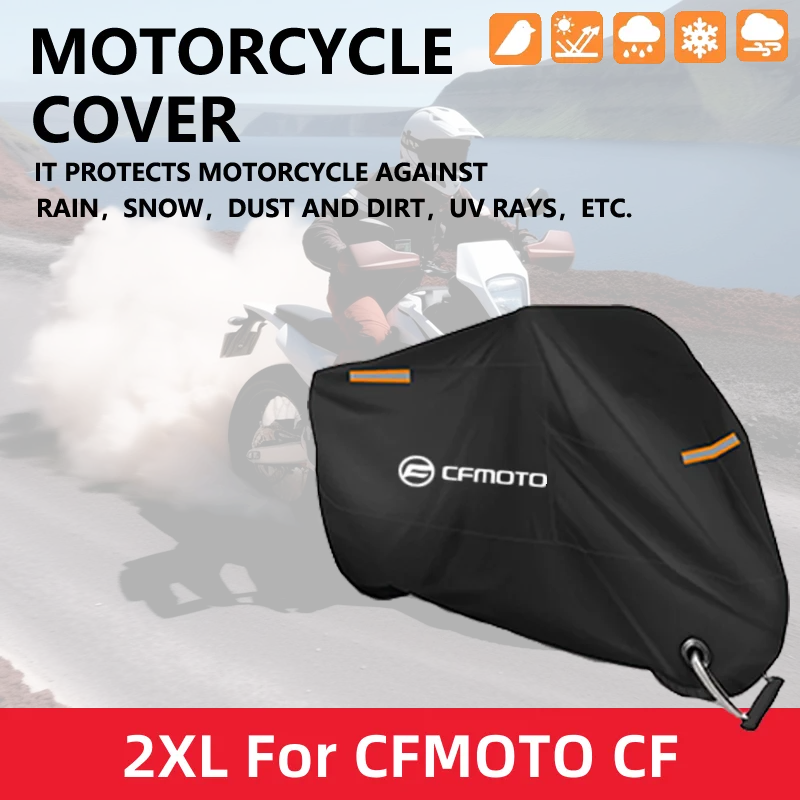 

Motorcycle Waterproof Full Cover For CFMOTO CF650 650NK 400NK 250NK 400GT 650MT Outdoor UV Protector Rain Dust Sunshade