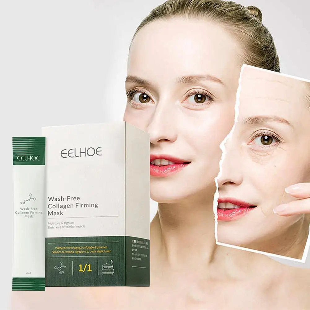 

20Pcs Collagen Firming Good Night Froze Film Anti-Aging Moisturizing Oil-Control Sleeping Mask Depth Replenishment Skin Care