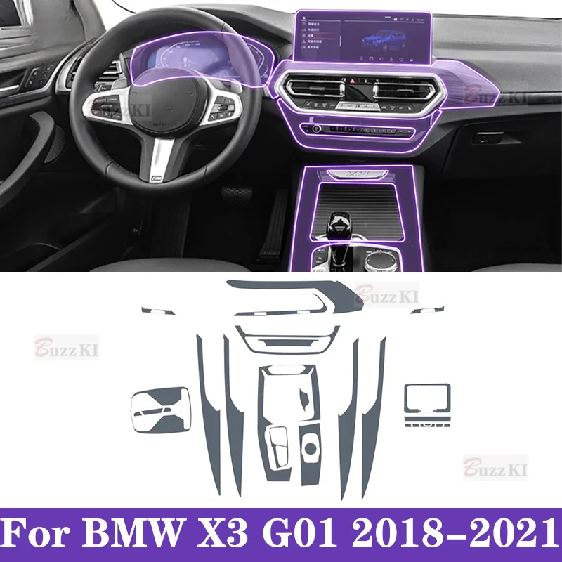 

Прозрачная защитная пленка из ТПУ для BMW X3 G01 2018-2023