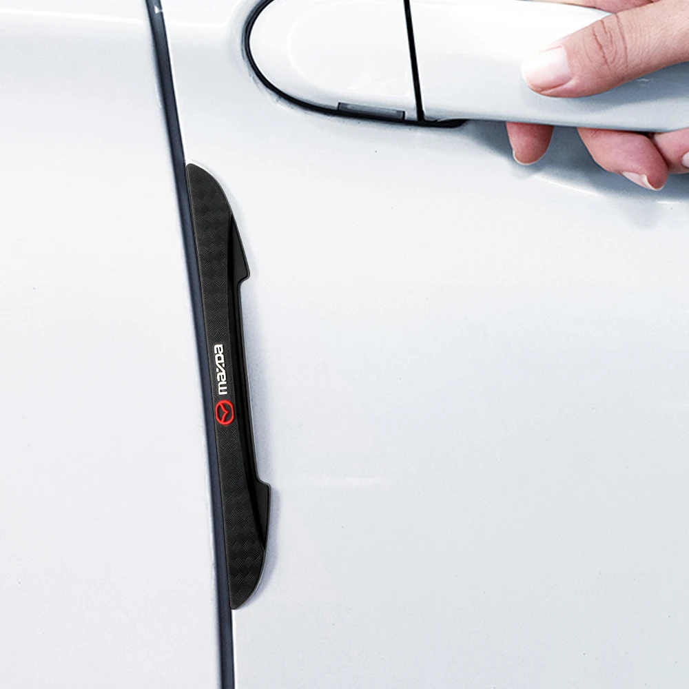 4 шт. защитная боковая полоса для двери автомобиля резиновый край противоударная