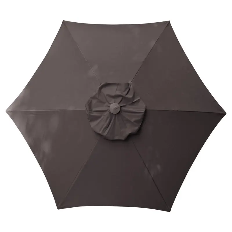 

8.5 ft. Aluminum Market Umbrella with Wind Resistant , Charcoal