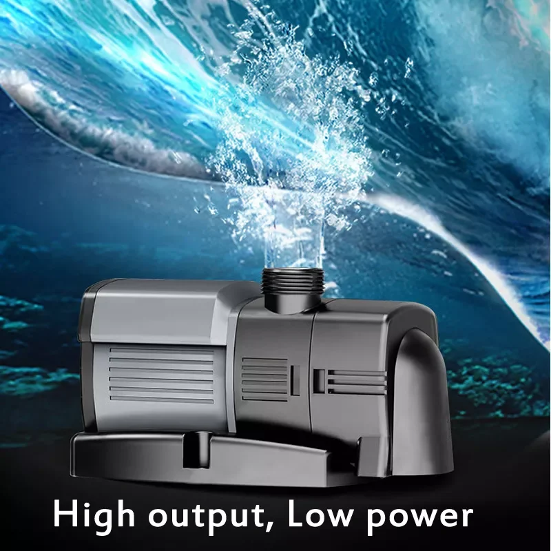 

220v Water pump pumping submersible pump frequency conversion mute circulation filter energy saving Fish pond suction pump