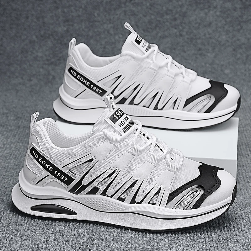 Кроссовки мужские спортивные классические дышащие Нескользящие популярная