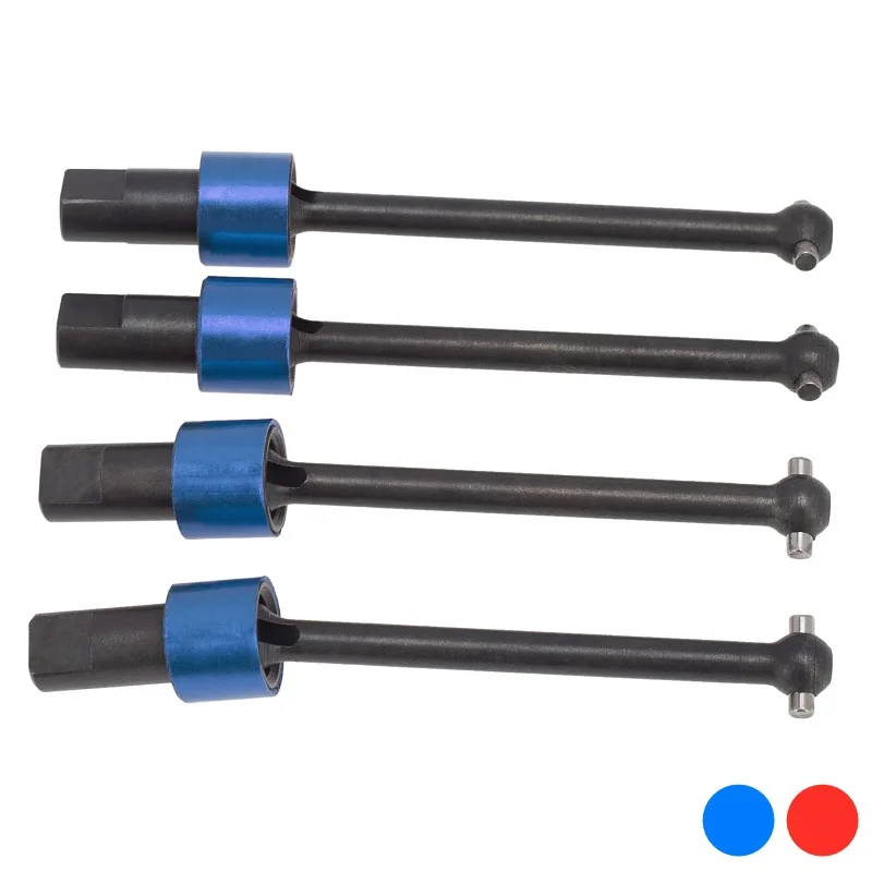 

4pcs Metal Front and Rear Drive Shaft CVD Driveshaft for Traxxas LaTrax Teton 1/18 RC Car Upgrade Parts