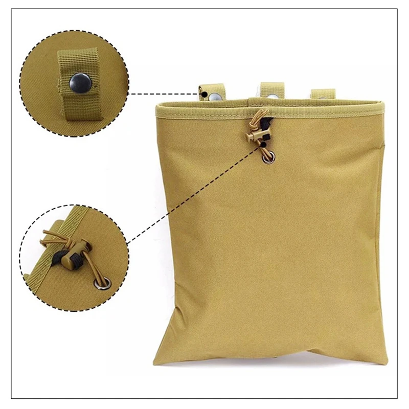 Tactical Molle Dump Magazine Pouch Outdoor Camping Hunting Cycling Mountaineering Recycle Bags Military Waist Hanging Bag |