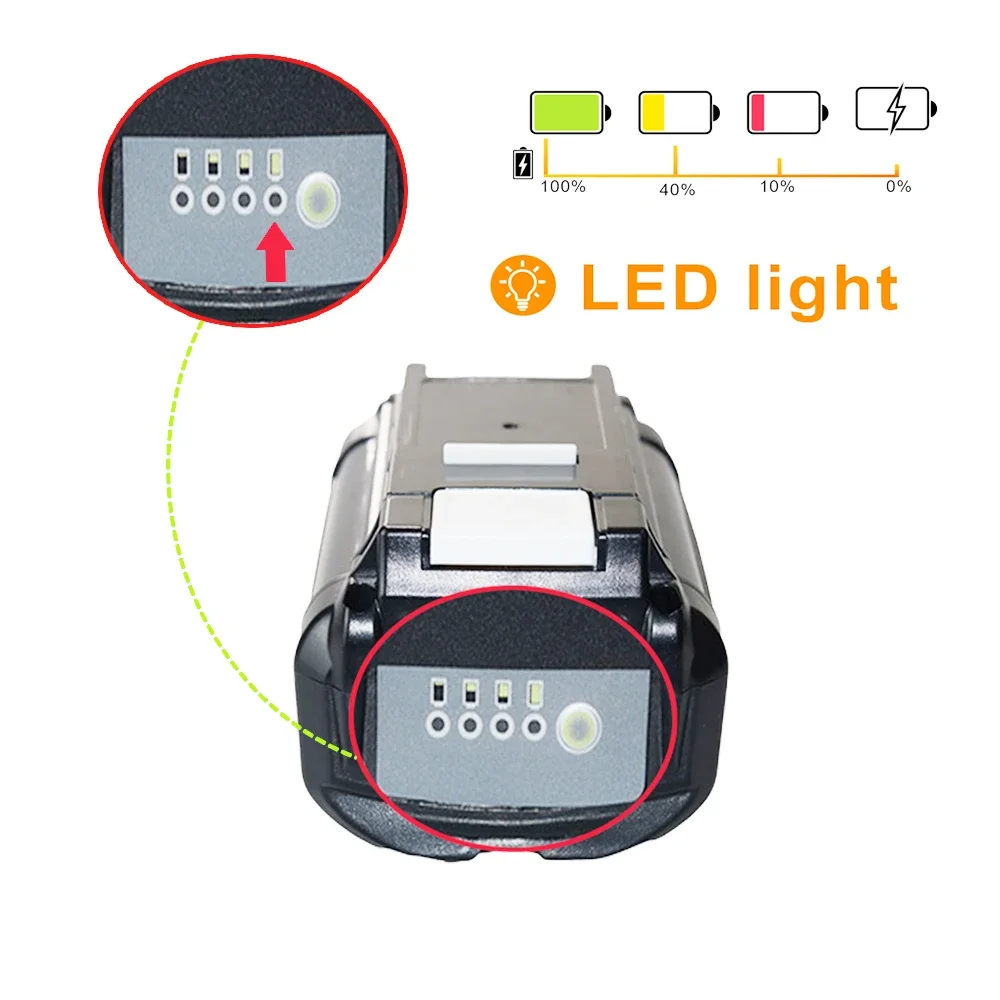 Литий-ионный аккумулятор Ryobi 40 В 6000/8000/10000 мАч