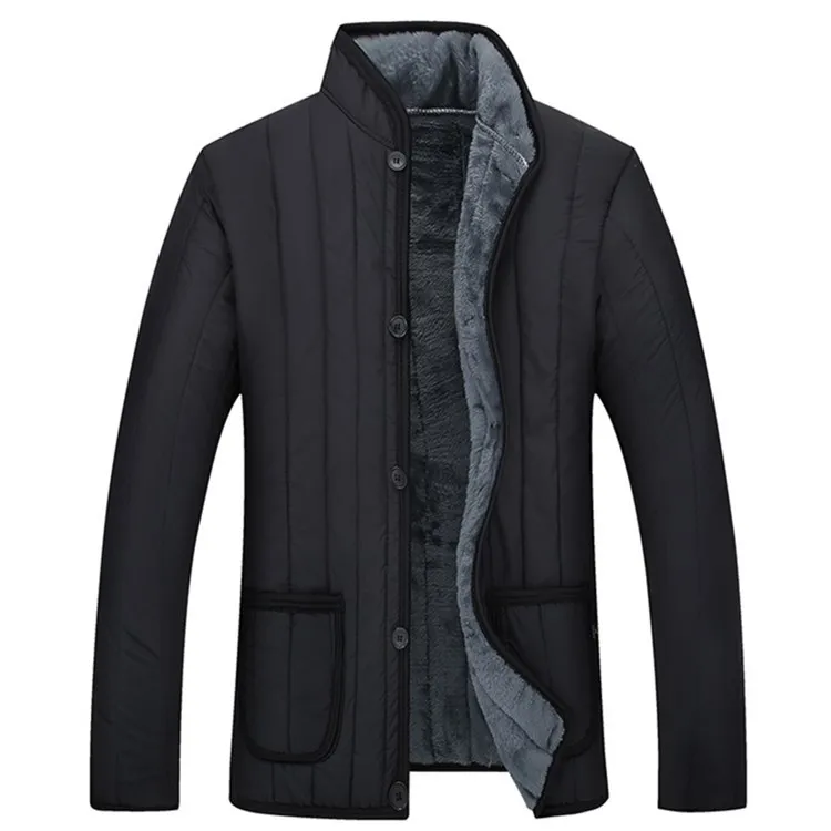 

2023 New Men's Casual Cotton Coat Fashion Jacket Thicken Branded Men's Warm Plus Velvet Winter Jackets Parkas Autumn Clothing