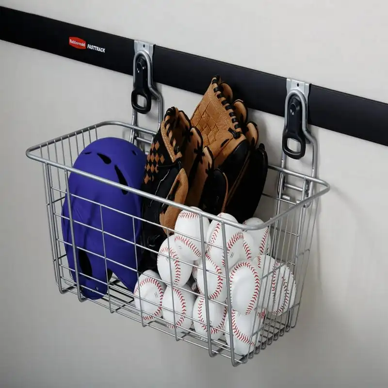 

Track Garage 24" Steel Wire Mesh Storage Basket
