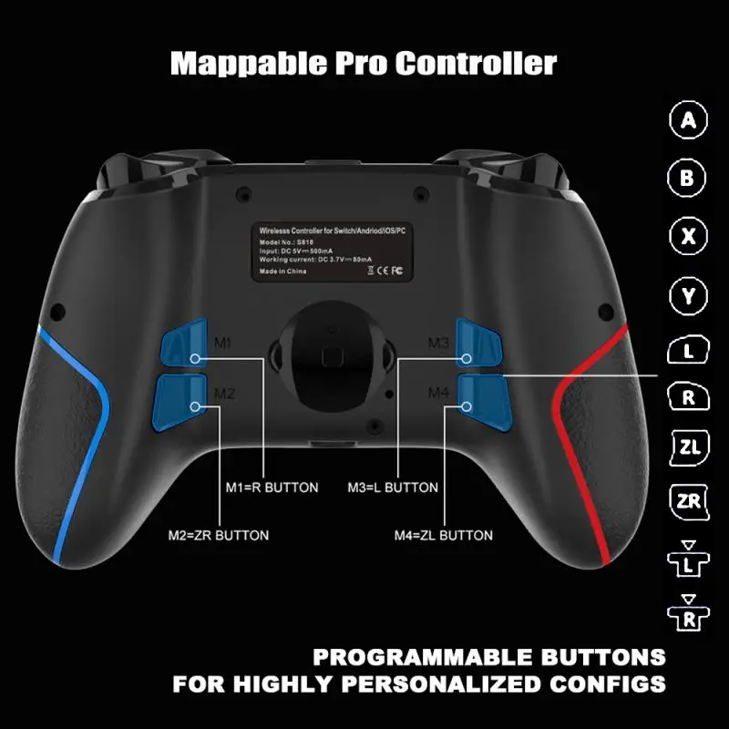 

Gamepad Wireless High-quality Controller Double Vibration Intensity Game Controller For Switch Game Console Usb