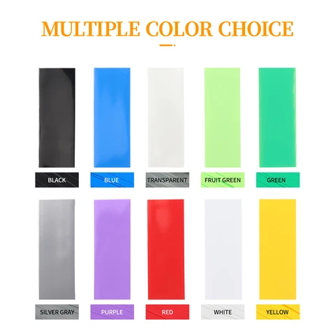 Термоусадочная трубка ПВХ 7-103 мм 12 цветов