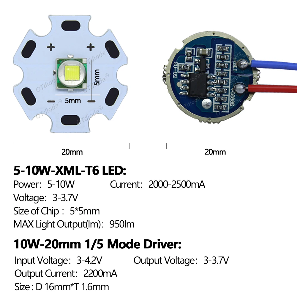 

OTdiode Трансформатор освещения LED 3-36Вт Холодный белый