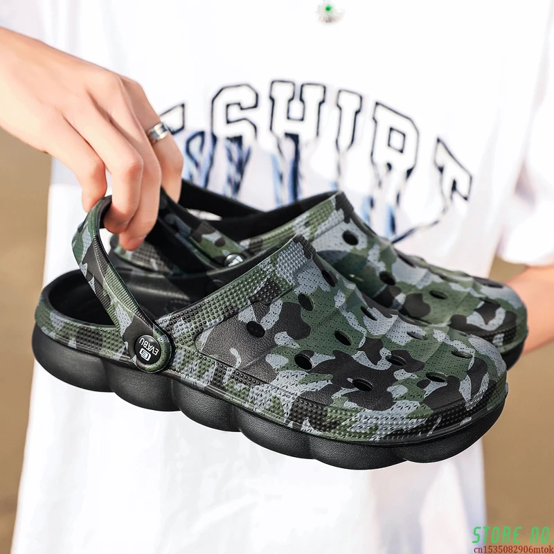 

Men Sandals Summer Slippers Shoes Fashion Beach Sandals Casual Unisex Flat Slip On Flip Flops 2020 Women Hollow Shoes